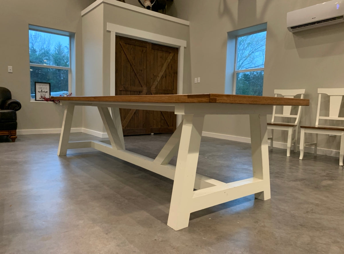 Handcrafted Farmhouse Table - Barn & Beam Customizable Tables
