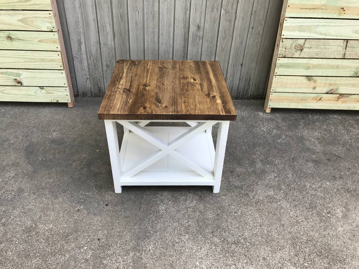 The Graham End Table - ironbyironwoodworks.com