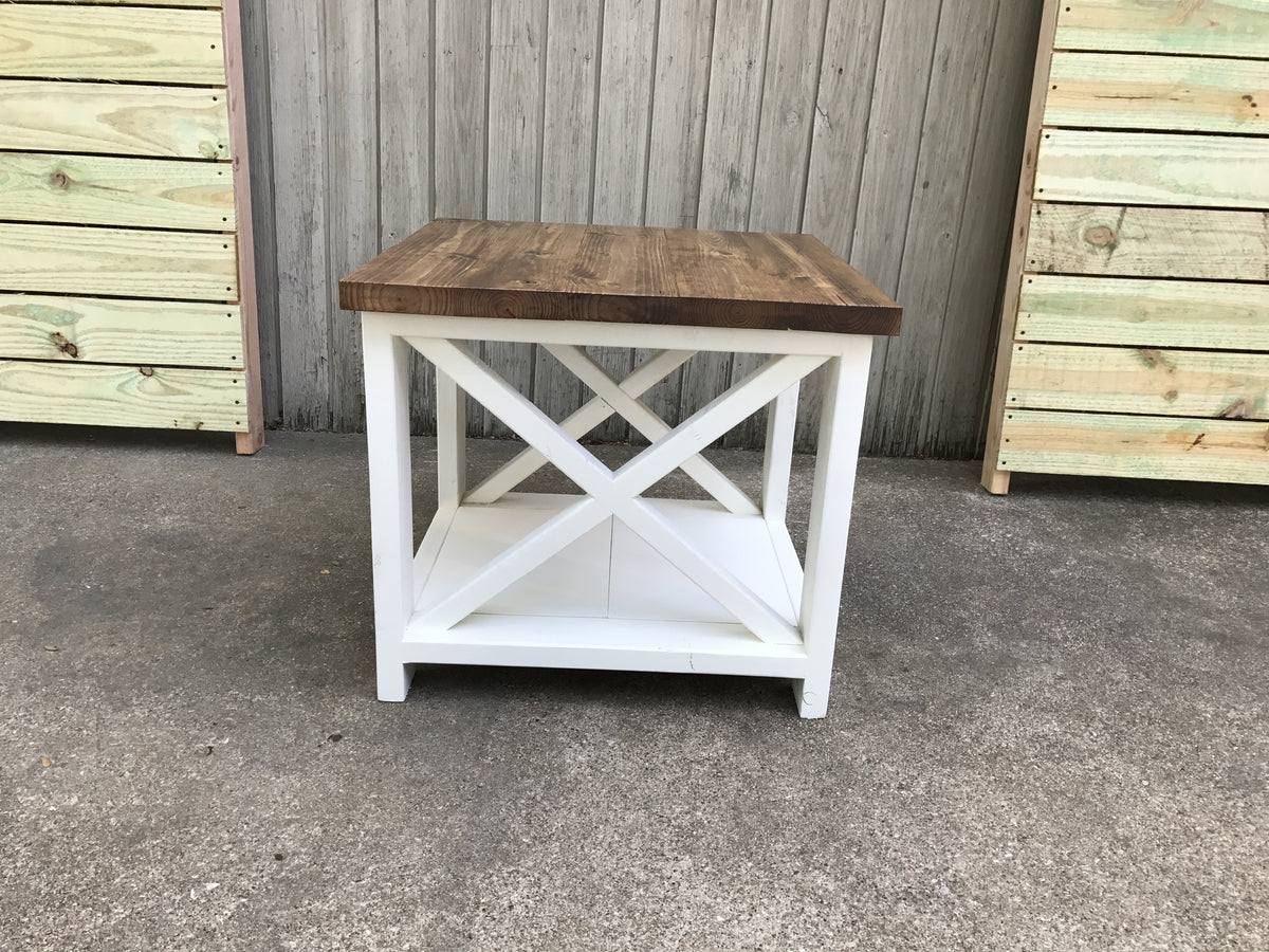 The Graham End Table - ironbyironwoodworks.com