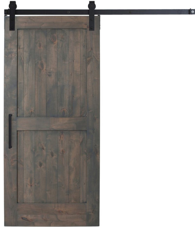 Two Panel Barn Door - ironbyironwoodworks.com